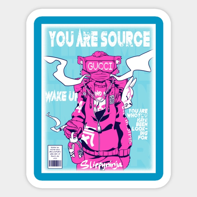 You Are Source Sticker by Slippyninja